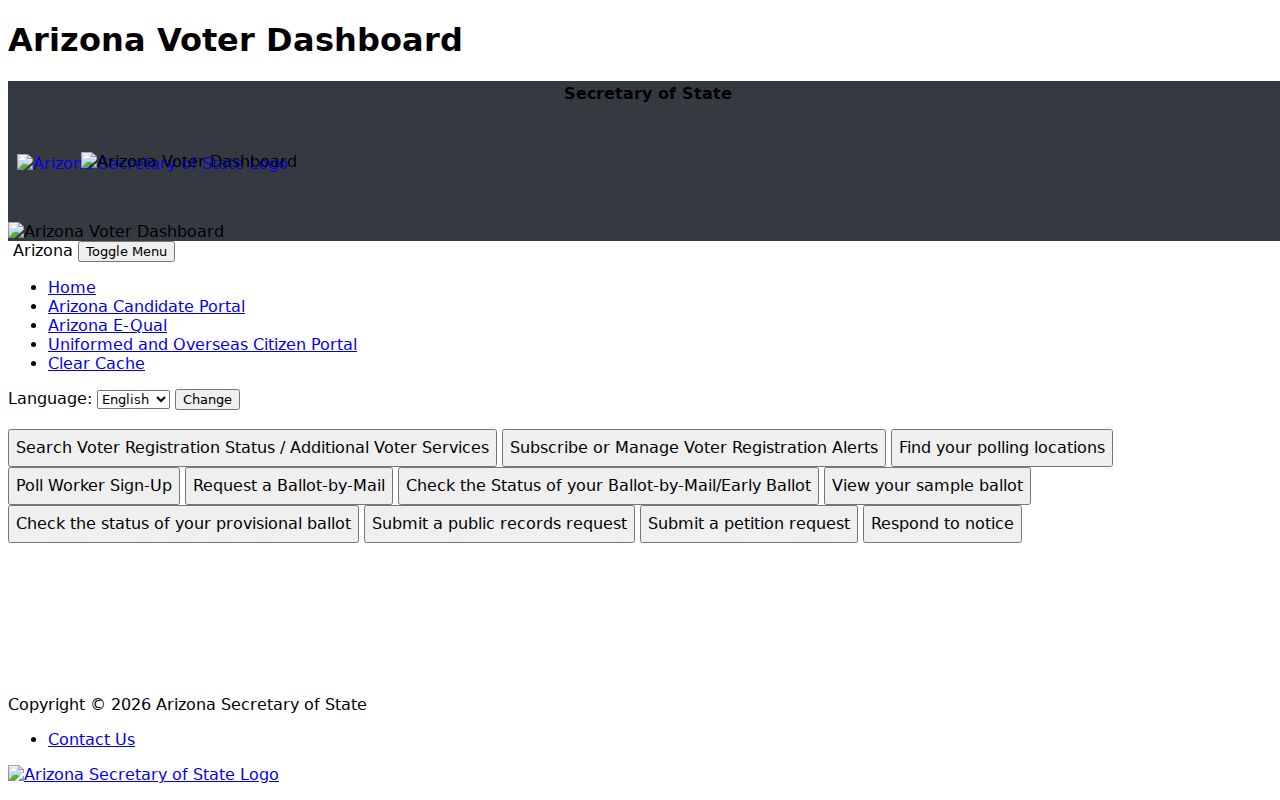 Pinal County ZIP code directory voter place lookup